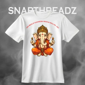 Divine Vibes: Lord Ganesha Graphic T-Shirt