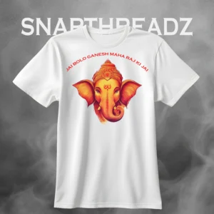 Spiritual Festival Wear – Ganpati Printed Tee