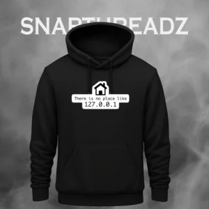 Home Is Where the Code Is – Geeky IP Address Hoodie