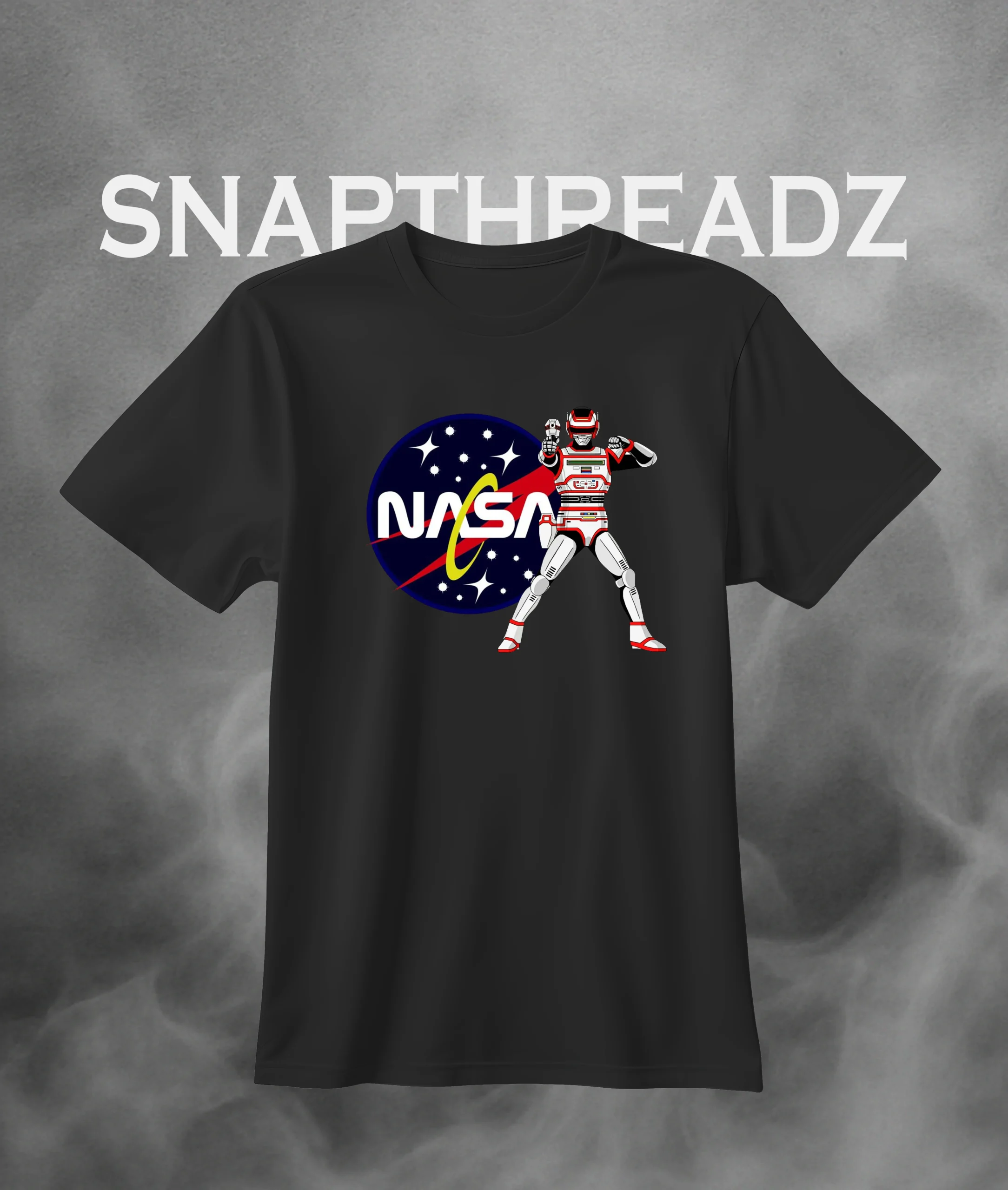 NASA Mech Warrior Tee – Powered by Space Tech - Image 2