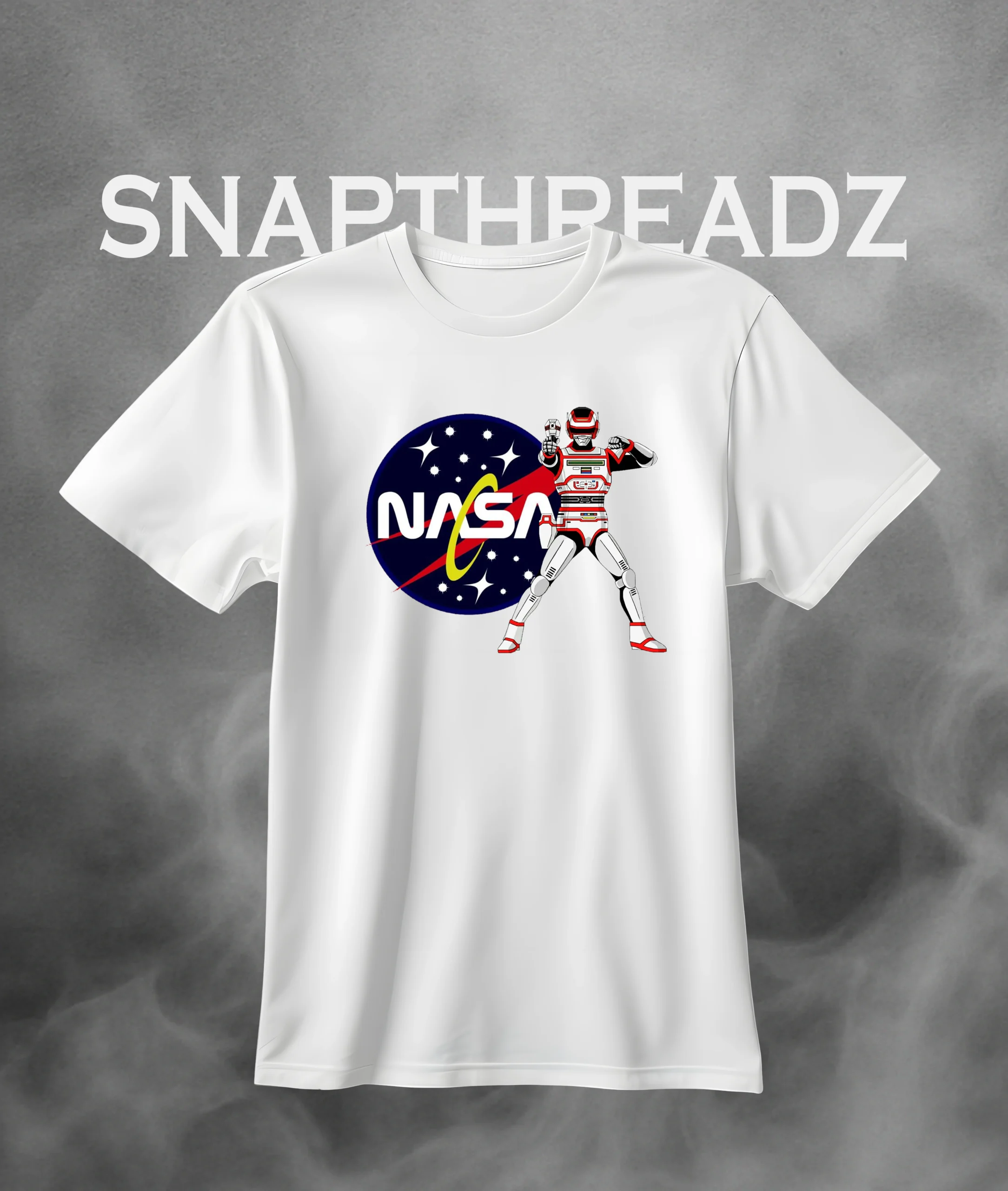 NASA Mech Warrior Tee – Powered by Space Tech