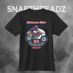 Motocross Retro Champions - Freestyle Extreme Sports Tee