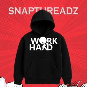 Work Hard Motivation Hoodie 380 GSM