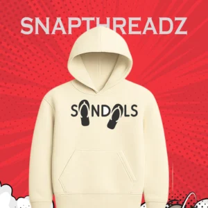 Sandals Flip-Flop Text Hoodie 380 GSM