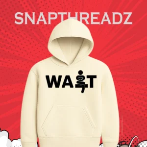 Wait Graphic Sit Icon Hoodie 380 GSM