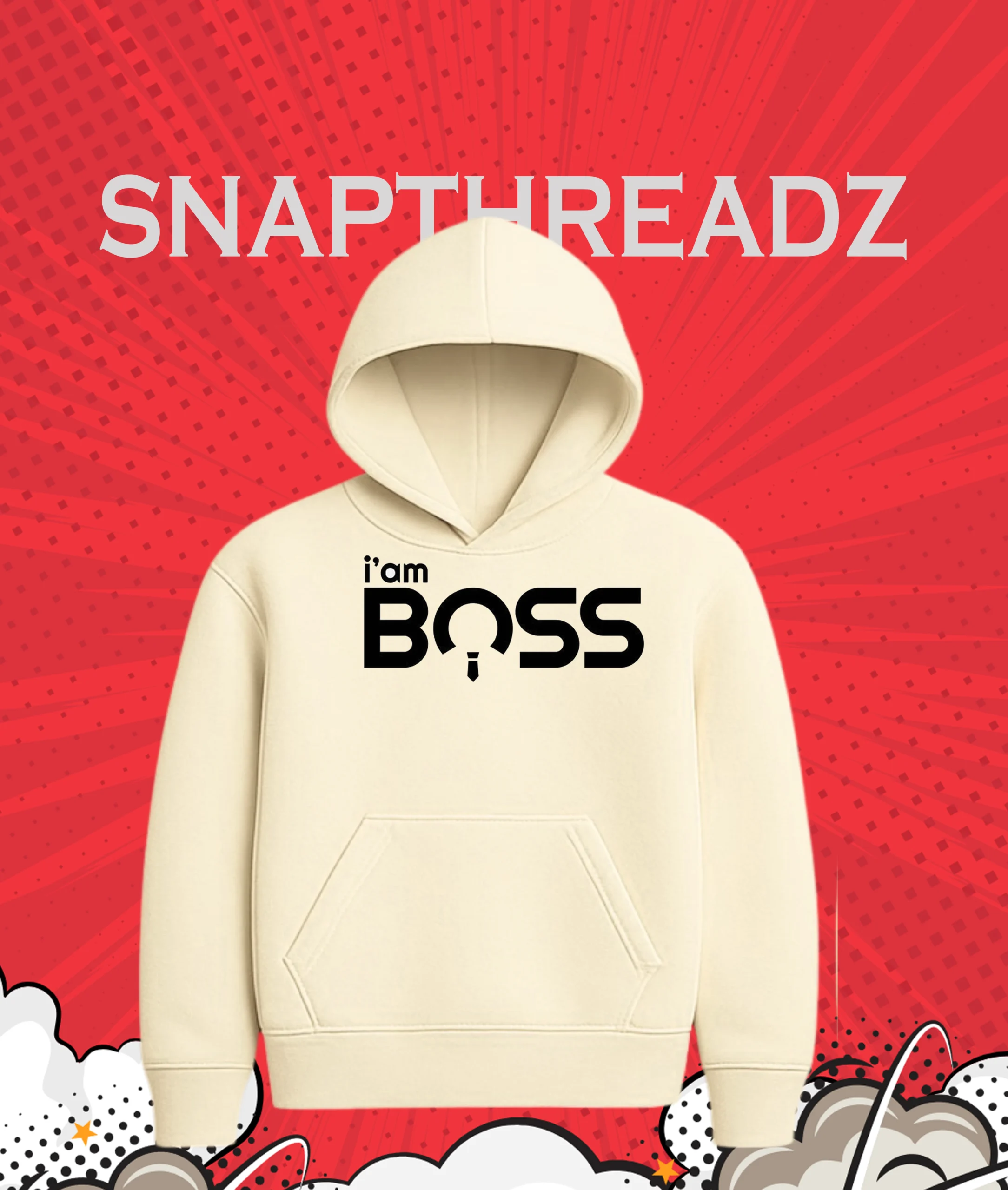 I'm Boss Statement Hoodie 380 GSM
