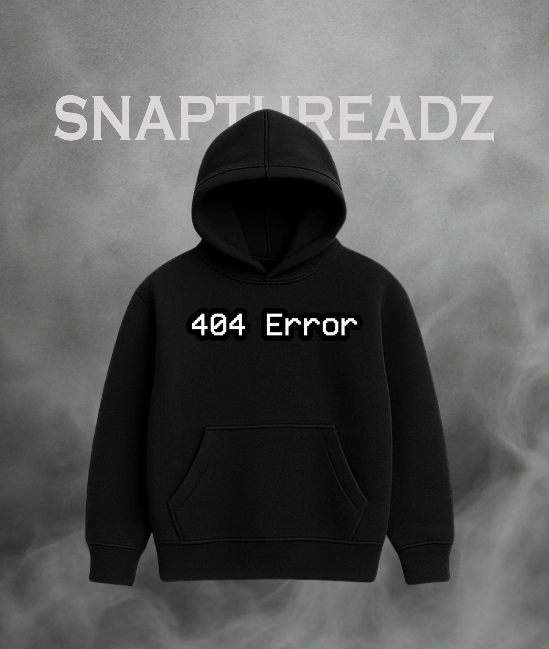 404 Error” Cotton Hoodie – Geek Streetwear