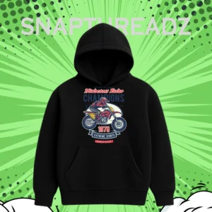 Motocross Retro Champions – Freestyle Extreme Sports Hoodie