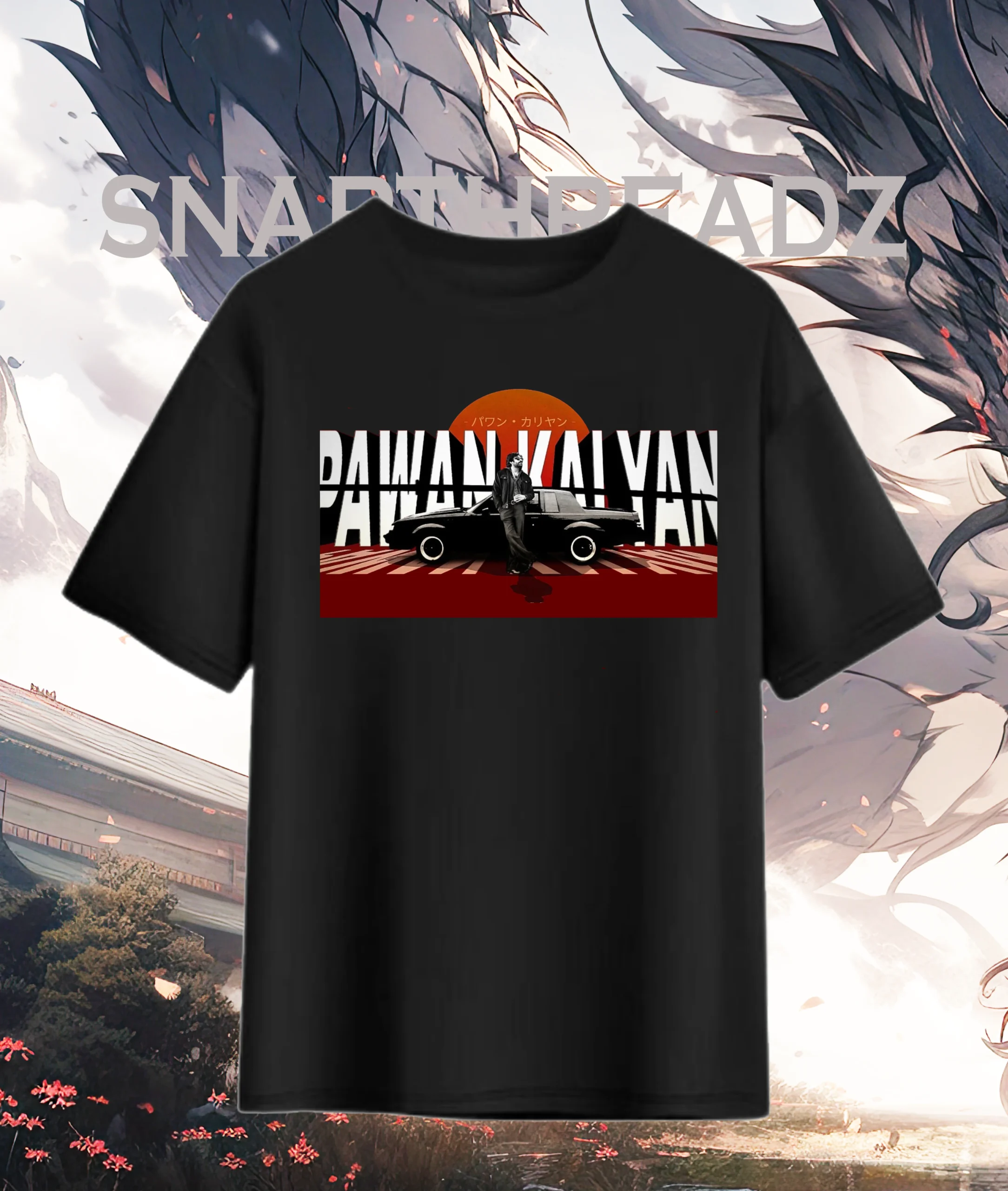 Pawan Kalyan Retro Ride Oversized Tee - Image 2