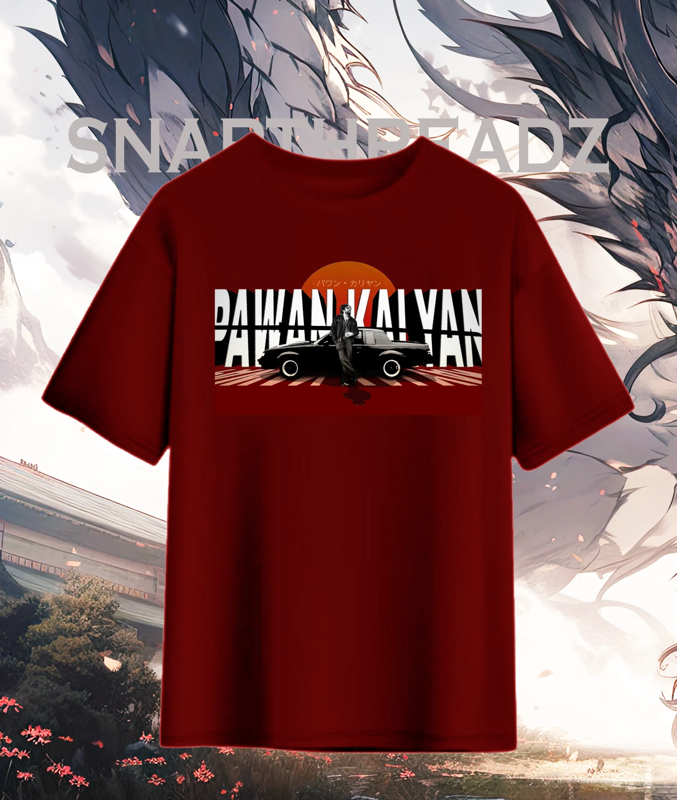 Pawan Kalyan Retro Ride Oversized Tee