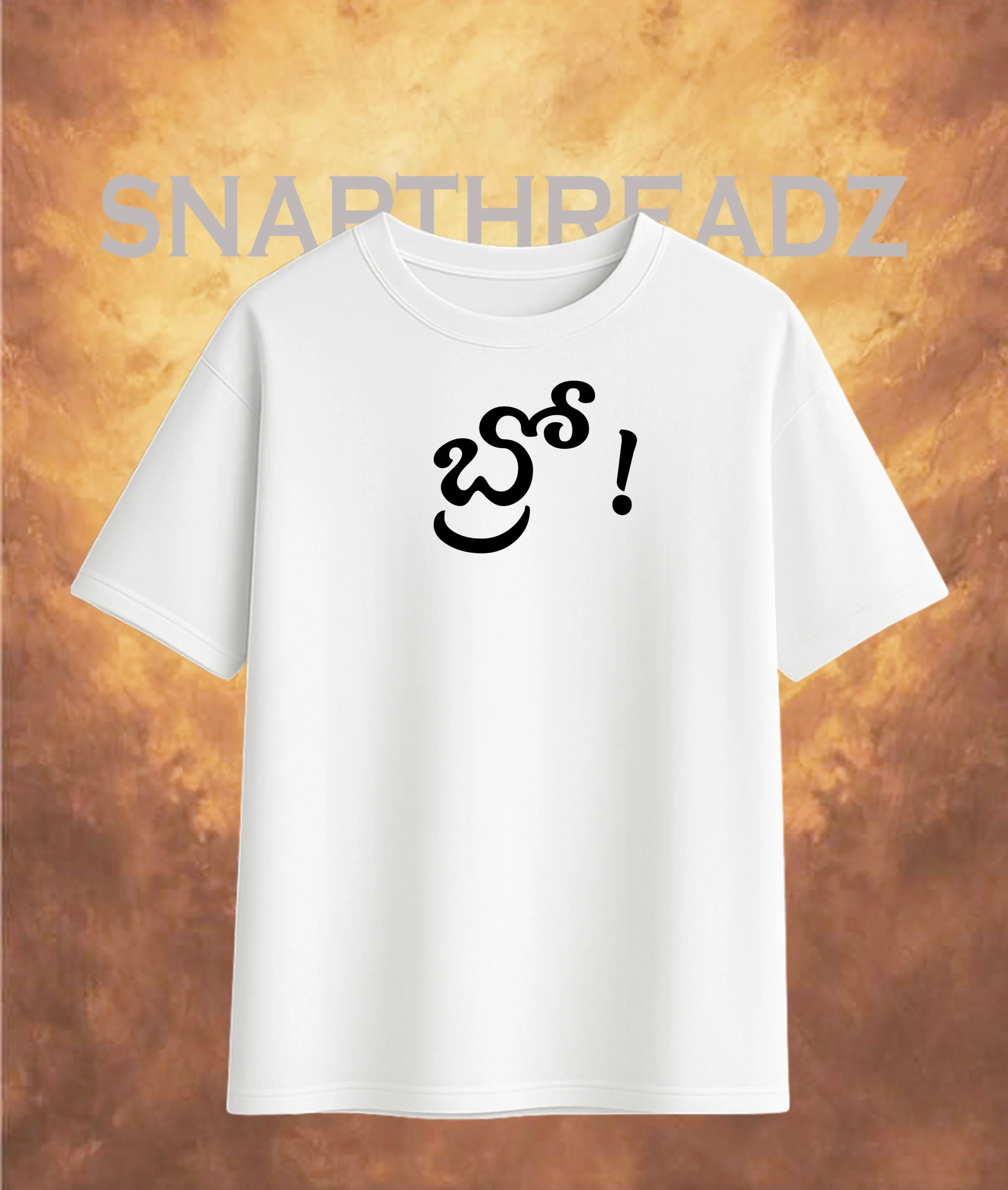 BRO! Printed Oversized Tee - Image 2