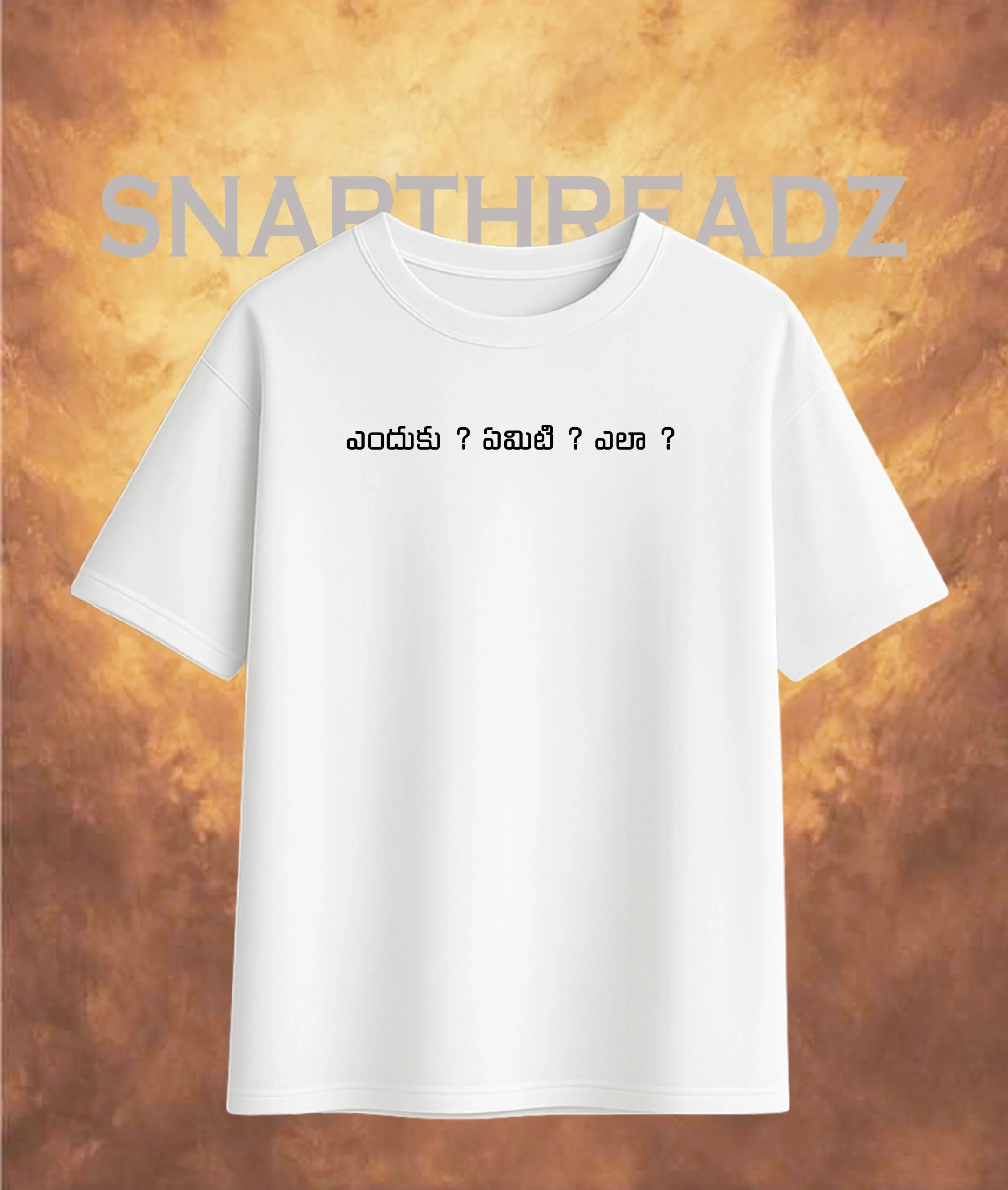 Enduku? Emiti? Ela? Printed Oversized Tee - Image 2