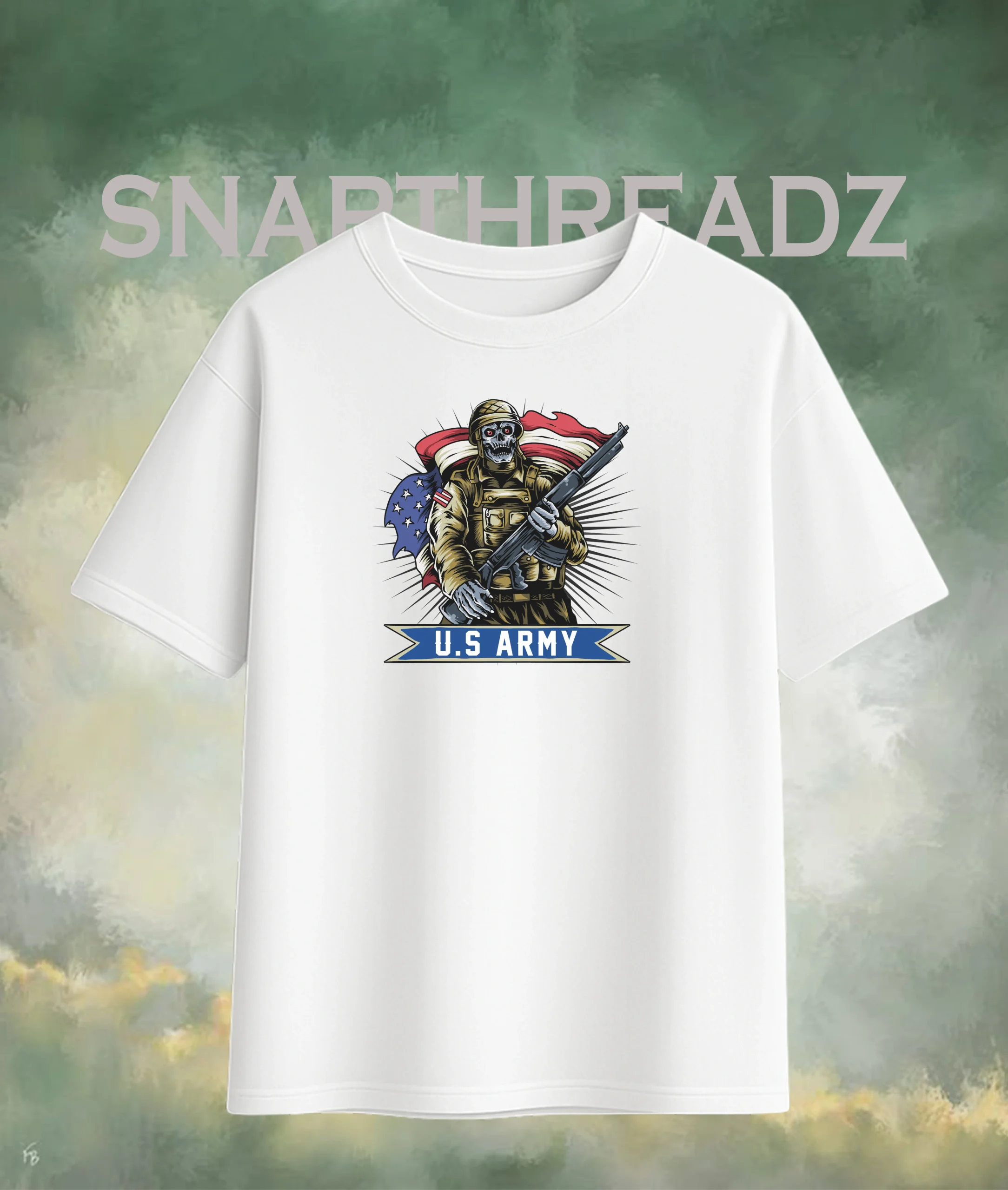 U.S. Army Skull Warrior Tee – Military Pride Edition